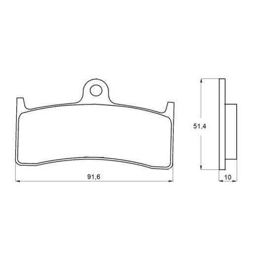Bremsbeläge ACCOSSATO AGPA130 EV2