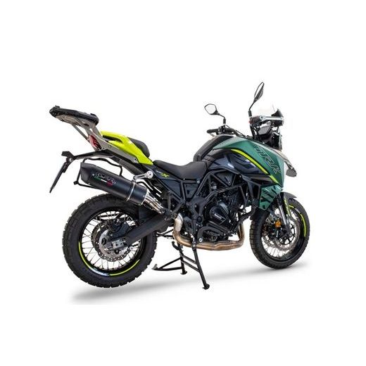 Slip-on exhaust GPR FURORE EVO4 NERO BE.25.1.FNE4 Matte Black including removable db killer and link pipe