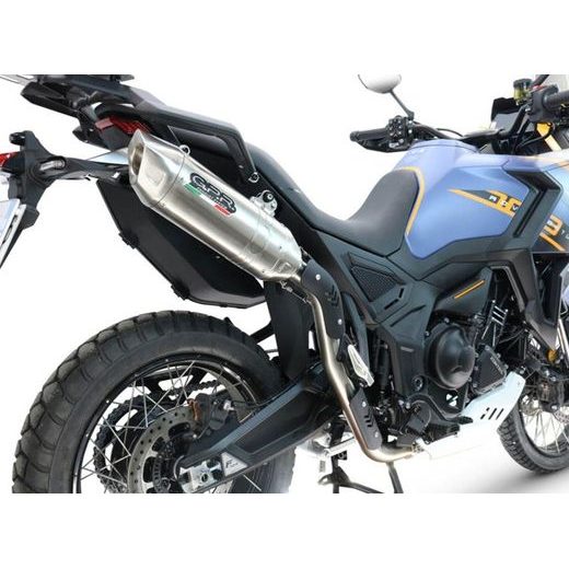 Slip-on exhaust GPR FURORE-X ACCIAIO INOX Z.19.FUXIO Brushed Stainless steel including removable db killer and link pipe