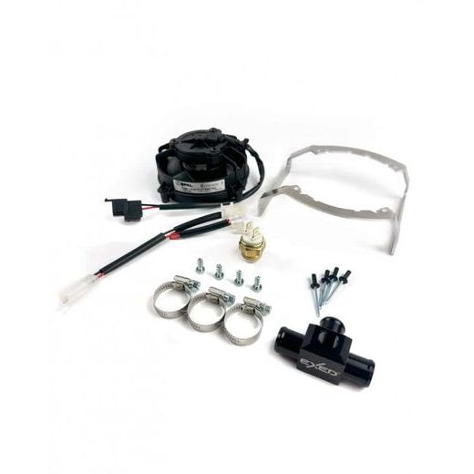 Radiator cooling fan and mounting kit SPAL EP-RFS-RJ with thermoswitch