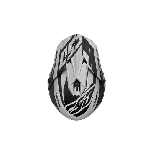 Motocross Helmet CASSIDA CROSS CUP TWO grau matt/schwarz S