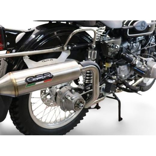 Auspuff komplett GPR ULTRACONE URAL.21.FS.RACE.ULTRA Brushed Stainless steel including link pipe