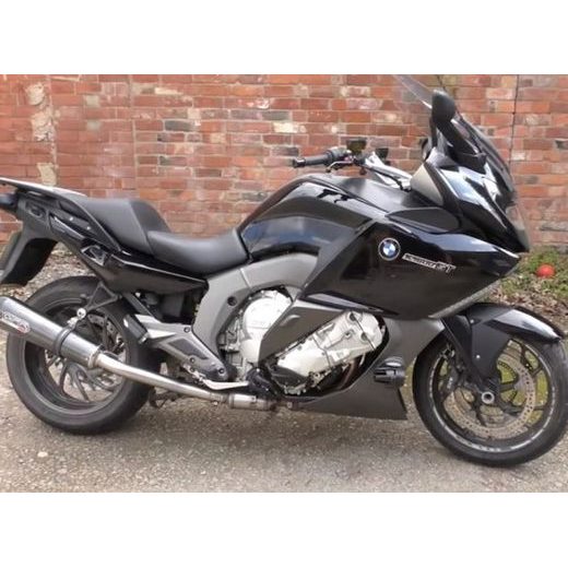 Dual slip-on exhaust GPR NEW GRAND PRIX EVO POPPY E4.BMW.51.GPAN.PO Carbon look including removable db killers and link pipes