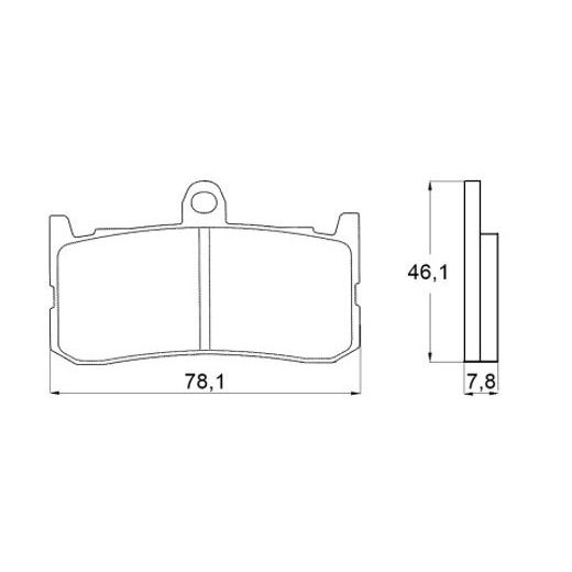 Bremsbeläge ACCOSSATO AGPA138 EV2