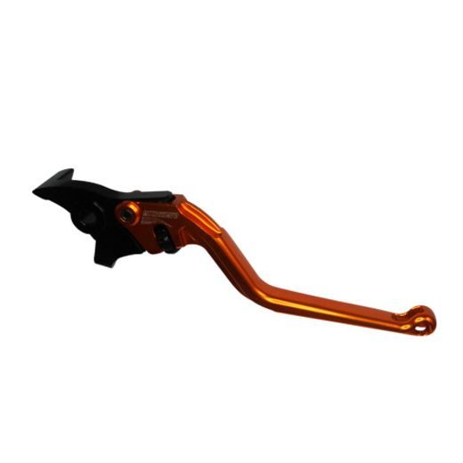 Bremshebel ACCOSSATO fixed CNC-worked aluminium, orange
