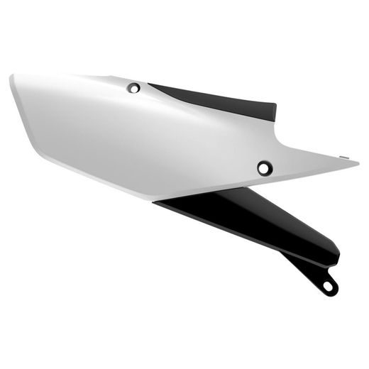 Seitliche Nummernschilder POLISPORT 8419900002 (pair) white/black