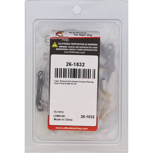 Carburetor Rebuild Kit All Balls Racing CARK26-1832