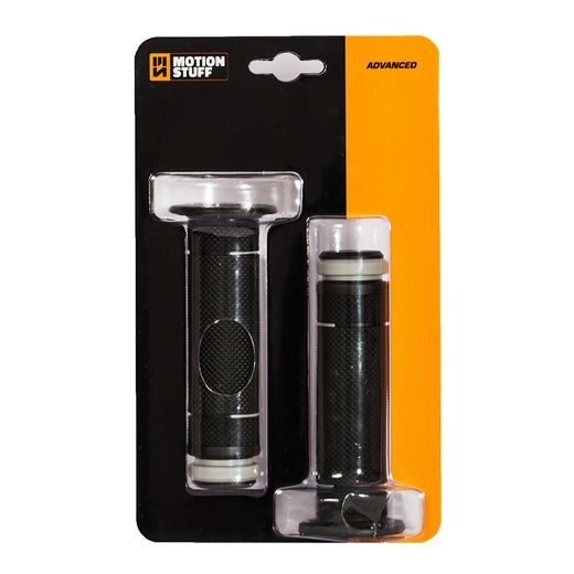 Handgriffe ROADRACING MOTION STUFF ADVANCED schwarz/grau (full diamond)