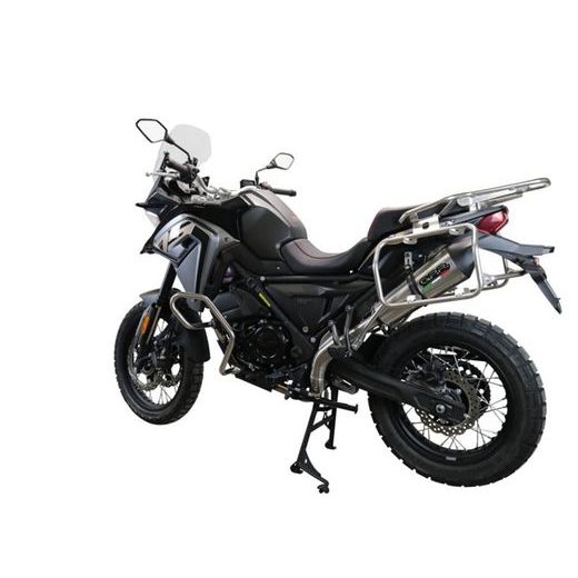 Slip-on exhaust GPR NEW GRAND PRIX EVO TITANIUM E5.VO.3.CAT.GPAN.TO Brushed Titanium including removable db killer, link pipe and catalyst