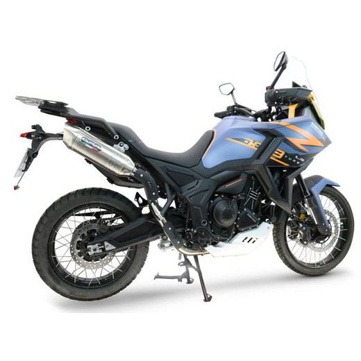 Slip-on exhaust GPR FURORE-X ACCIAIO INOX Z.19.FUXIO Brushed Stainless steel including removable db killer and link pipe