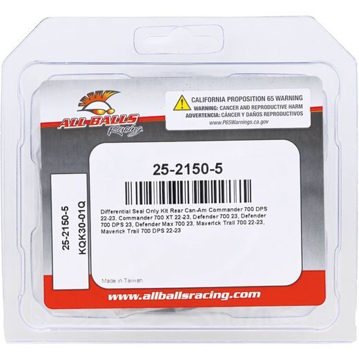 Differential Seal Kit All Balls Racing DB25-2150-5