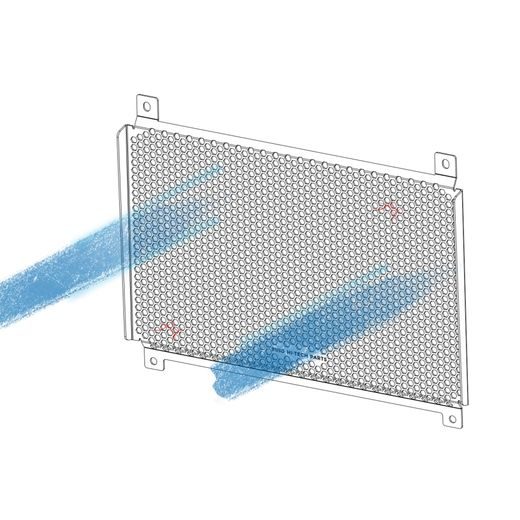 Kühlerspoiler PUIG 22558N schwarz