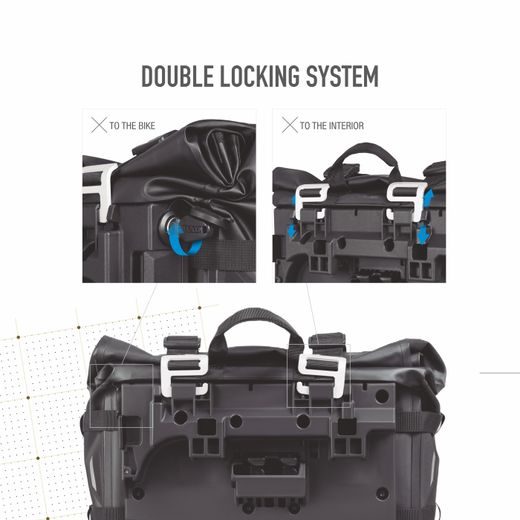 Waterproof saddle bags SHAD TR30 X0TR30