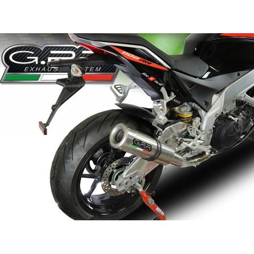 Slip-on exhaust GPR M3 A.74.1.CAT.M3.INOX Brushed Stainless steel including removable db killer, link pipe and catalyst