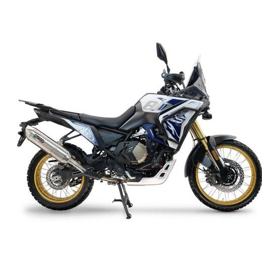 Slip-on exhaust GPR FURORE-X ACCIAIO INOX VO.9.RACEDB.FUXIO Brushed Stainless steel including link pipe and removable dbkiller