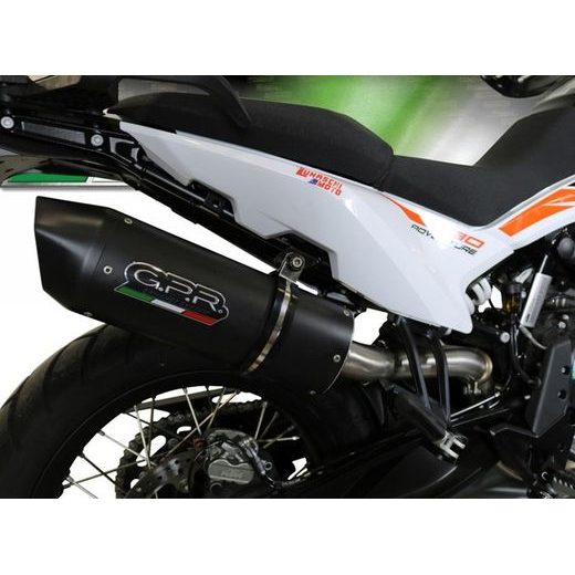 Slip-on exhaust GPR FURORE NERO KT.108.1.RACE.FUNE Matte Black including link pipe