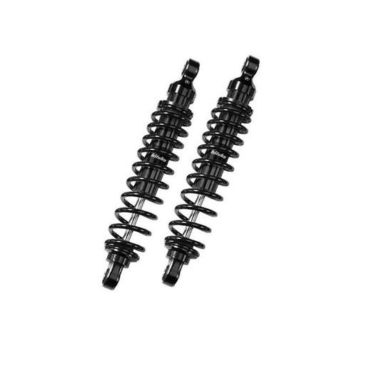 Rear twinshock BITUBO WME0 with adjustable spring preload and rebound black spring