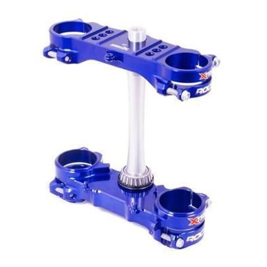 Triple clamps X-TRIG ROCS TECH 40201020 20mm blau