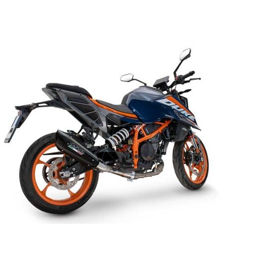 Slip-on exhaust GPR ROAD-STRADA KT.109.1.GPRBLTIT Titanium Matte Black including removable db killer and link pipe