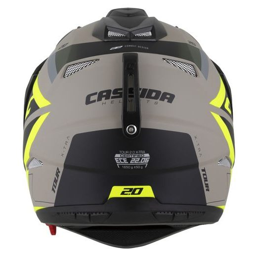 Motocross Helmet CASSIDA TOUR 2.0 X-TRA /black matt peak L