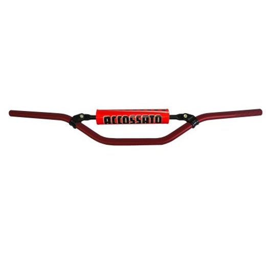 Lenker ACCOSSATO aluminium, 22 mm rot