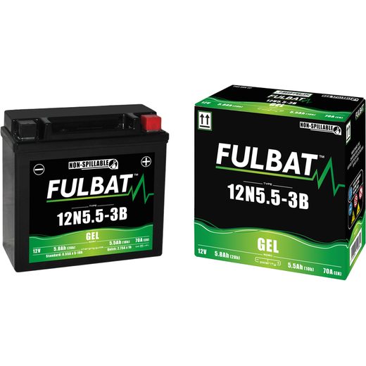 Gel-Batterie FULBAT 12N5.5-3B GEL