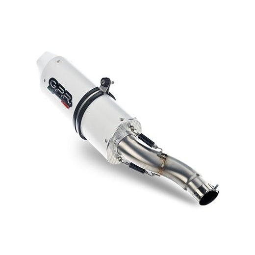 Bolt-on silencer GPR ALBUS K.60.ALB White glossy including removable db killer