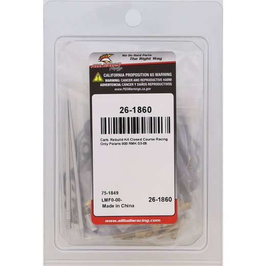 Carburetor Rebuild Kit All Balls Racing CARK26-1860