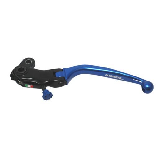 Folding lever ACCOSSATO aluminium, master cylinder blau
