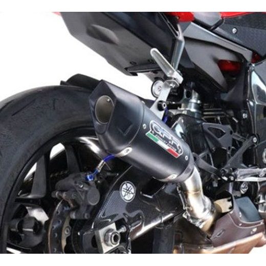 Slip-on exhaust GPR GP-REVO BLACK TITANIUM Y.199.GPRBLTIT Titanium Matte Black including removable db killer and link pipe