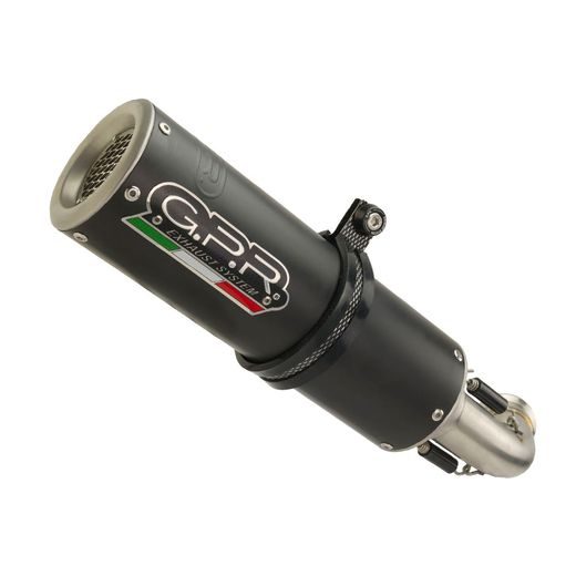 Slip-on exhaust GPR M3 E4.HU.49.M3.BT Matte Black including removable db killer and link pipe