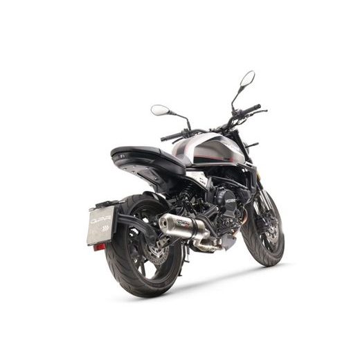 Mid-full system exhaust GPR SATINOX MO.T.1.CAT.SAT Brushed Stainless steel including removable db killer and catalyst