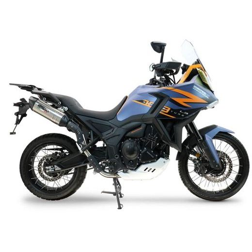 Slip-on exhaust GPR FURORE-X TITANIO Z.19.FUXTIT Brushed Titanium including removable db killer and link pipe