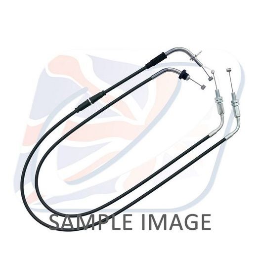 Throttle cables (pair) Venhill S01-4-111-BK featherlight schwarz