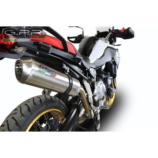 Slip-on exhaust GPR SATINOX E5.BM.94.SAT Brushed Stainless steel including removable db killer and link pipe