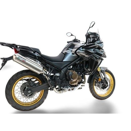 Slip-on exhaust GPR SATINOX KOV.1.SAT Brushed Stainless steel including removable db killer and link pipe