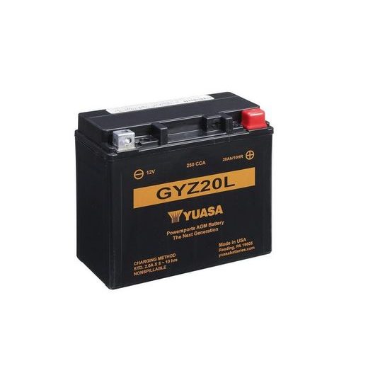 Werkaktivierte Motorradbatterie YUASA GYZ20L