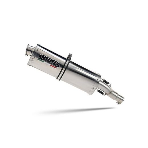 Slip-on exhaust GPR TRIOVAL E4.H.241.TRI Polished Stainless Steel including removable db killer and link pipe