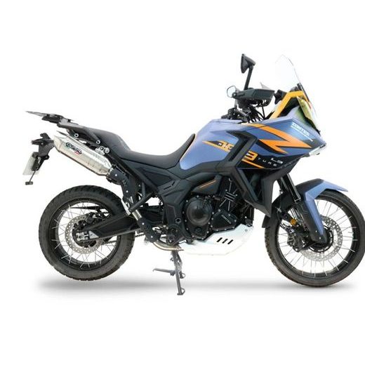 Slip-on exhaust GPR FURORE-X ACCIAIO INOX Z.19.FUXIO Brushed Stainless steel including removable db killer and link pipe