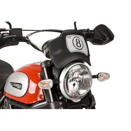 Windschirm PUIG FRONTAL PLATE 9177C carbon look