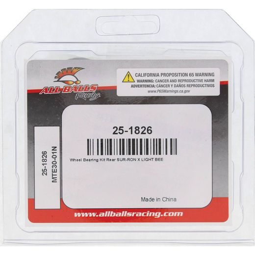 Wheel Bearing Kit All Balls Racing WB25-1826