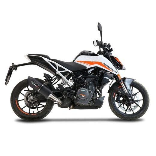 Slip-on exhaust GPR FURORE NERO KT.208.RACE.FUNE Matte Black including link pipe