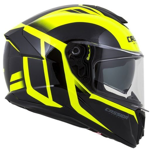Full face helmet CASSIDA Integral GT 2.0 Ikon fluo yellow/ black XL