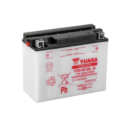 Yumicron battery with acid YUASA Y50-N18L-A