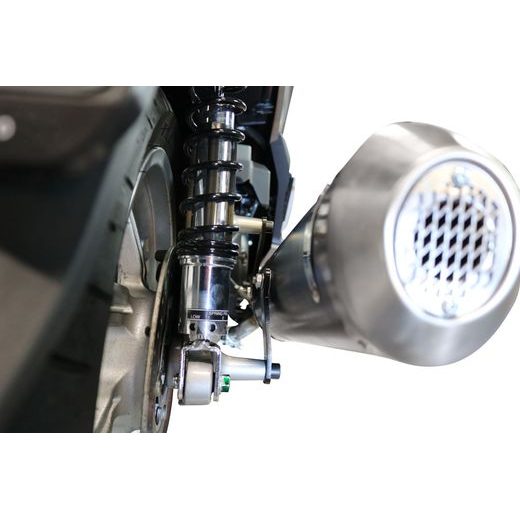 Slip-on exhaust GPR EVO4 ROAD HON.11.EVO4 Matte Black including removable db killer, link pipe and catalyst