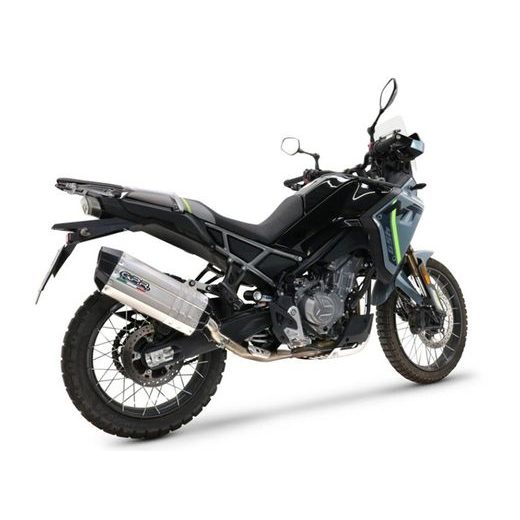 Slip-on exhaust GPR HYPER SONIC TITANIUM CF.17.RACEDB.HYSOTIT Brushed Titanium including removable db killer