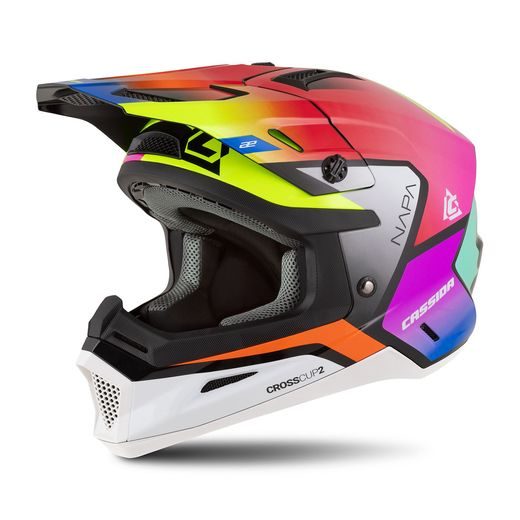 Motocross Helmet CASSIDA CROSS CUP 2 NAPA multicolor pearl M