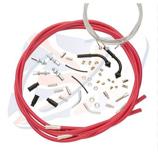 Universal throttle cables Venhill U01-4-888/A-RD for 888 rot