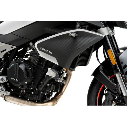 Frame sliders PUIG R19 21004N black with grey rubber