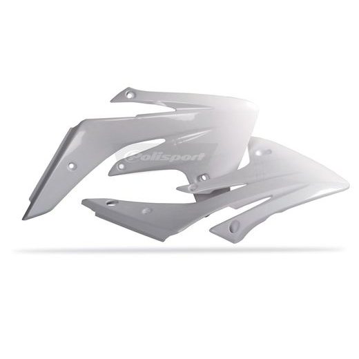 Radiator scoops POLISPORT 8412200002 (pair) weiß